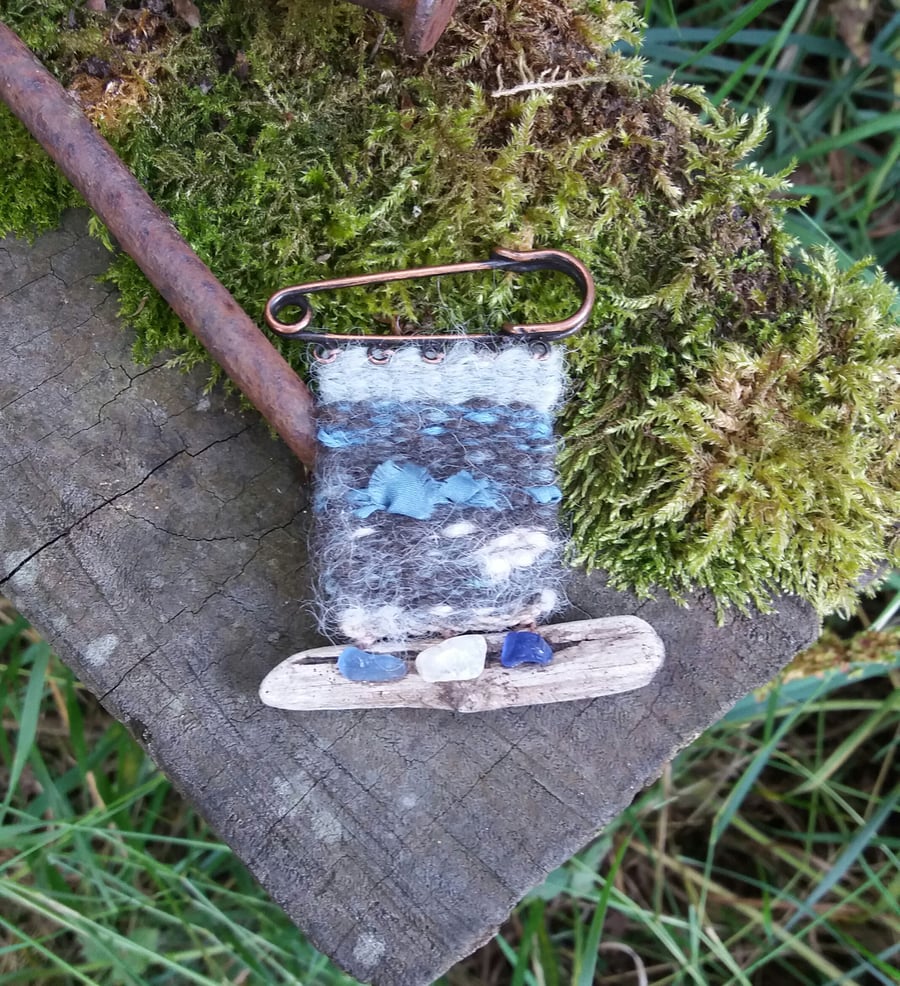 Handwoven Brooch