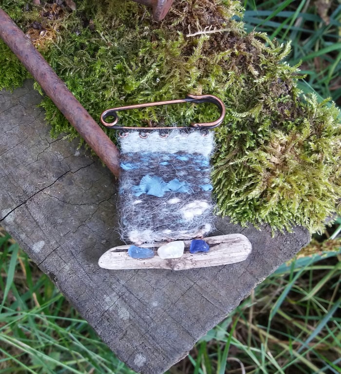 Handwoven Brooch