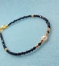 Blue Sandstone & Pearl Bracelet - Image 6