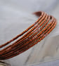 Sale-Copper wrap (memory wire) Bracelet - Image 2