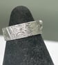 Boho Heart band ring - PMC - Image 4