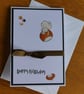 Birthday Card - Mouse on a Conker  - Image 6