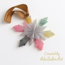 Resin Snowflake – Handmade Christmas Tree Ornament by AdaSabinArt