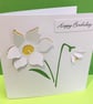 Daffodil Birthday Card - Thank you card - Mother's Day - Sympathy - Easter Card - Image 1