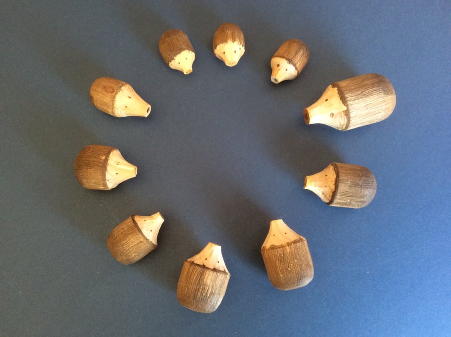 Hedgehog pencil or cane topper