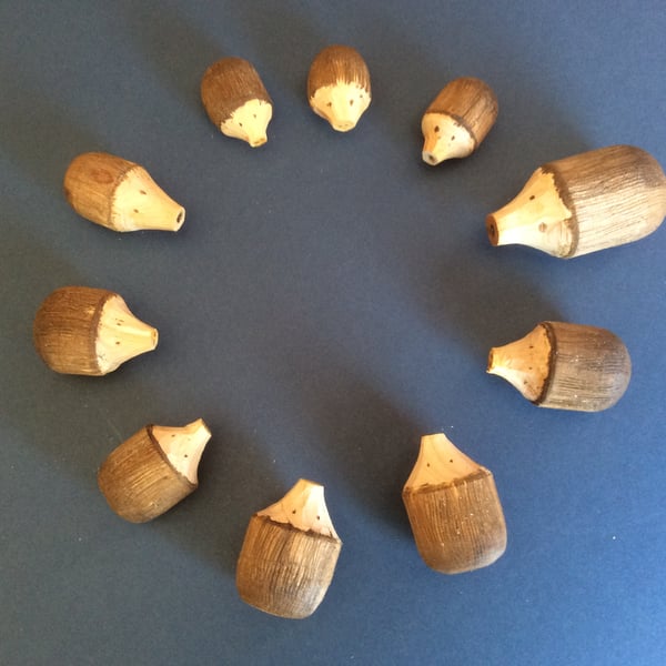 Hedgehog pencil or cane topper