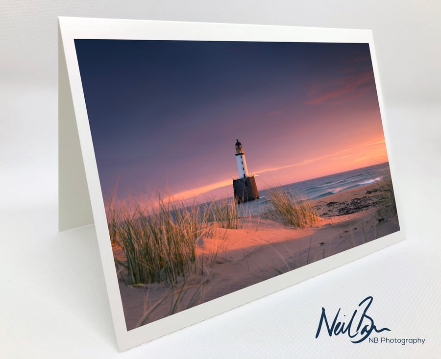 Rattray Head Lighthouse Aberdeenshire - Scotland Greeting Card by Neil Barr