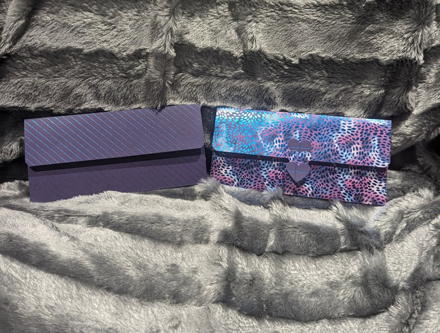 2-pack Blue Money Wallets