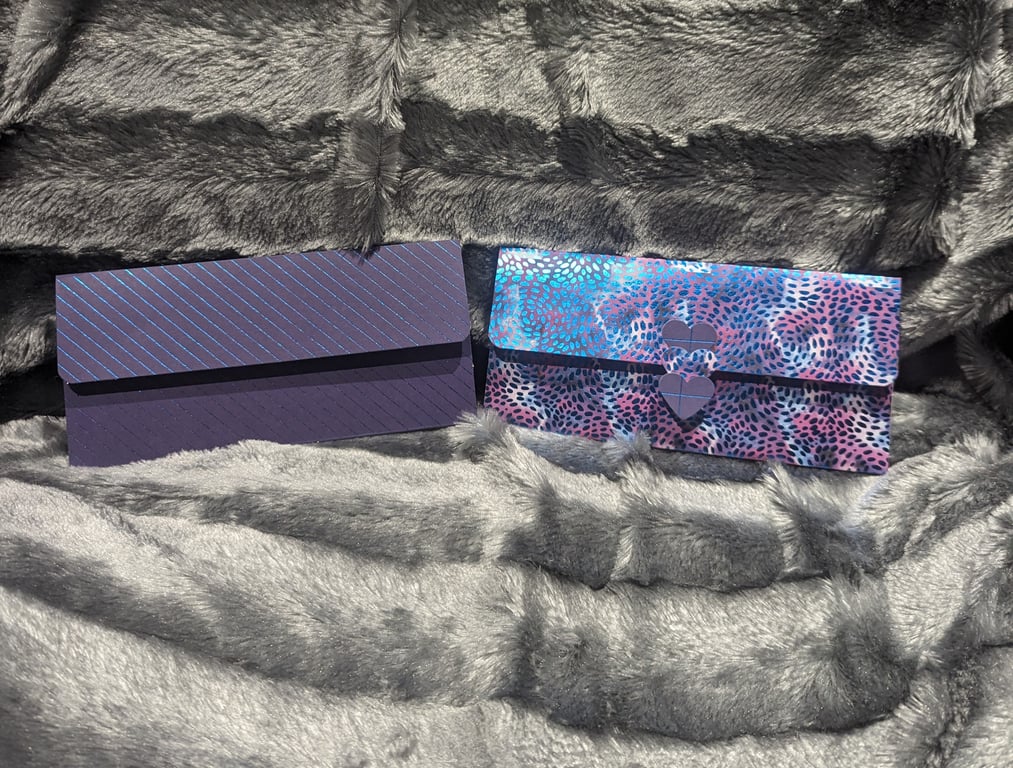 2-pack Blue Money Wallets