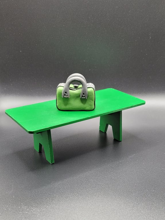 Polymer clay handbag 112 scale miniature novelty gift