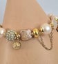 pearl charm bracelet,  - Image 4