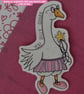 You Silly Goose - waterproof vinyl gloss die cut sticker - Image 3