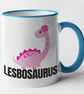 LesboSaurus funny lesbian mug lesbian gift LGBT mug - Hilarious Humorous - Image 4