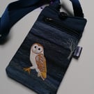 Barn Owl Crossbody Phone Case