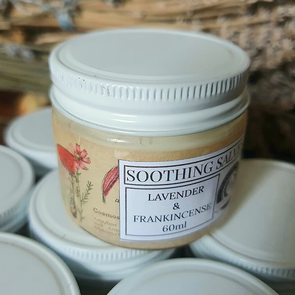 Lavender & Frankincense moisturising hand salve, 60ml