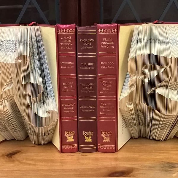 A to Z Bookend MMF Book Folding Patterns  - 2X EMAILED PDF PATTERNS