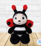 Crochet ladybird soft toy. Ladybird plushie. Ladybird toy. UKCA tested soft toy. - Image 7