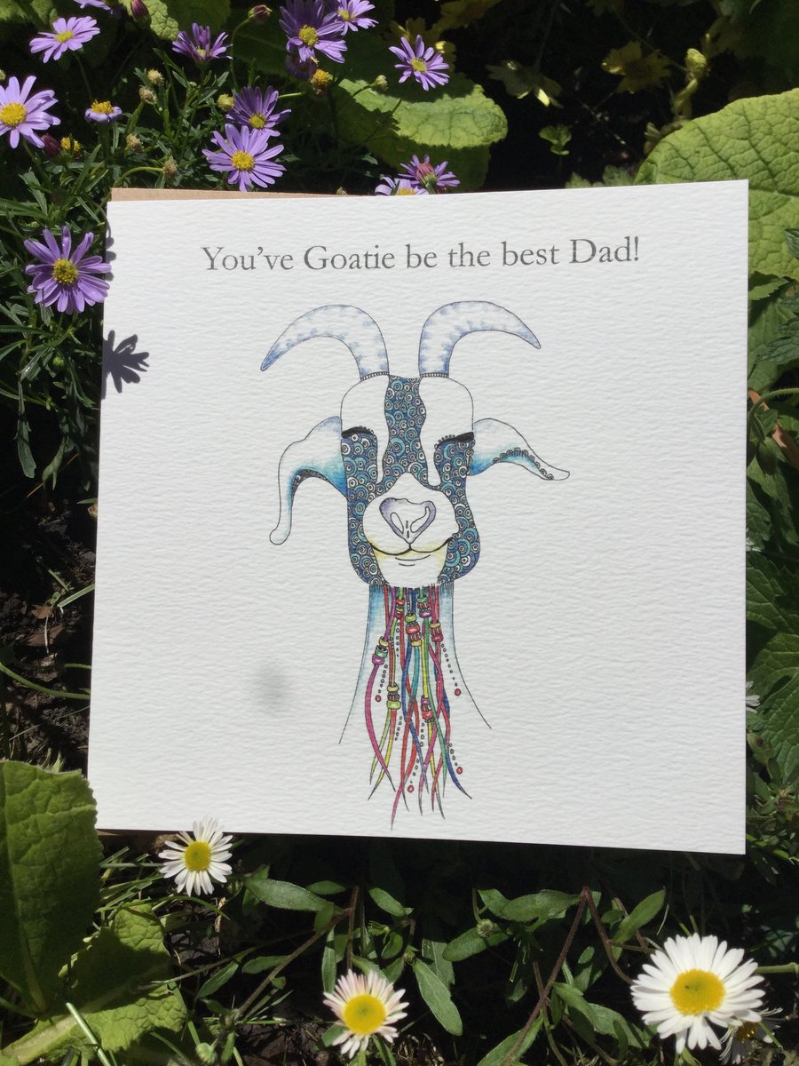 You’ve Goatie be the best Dad! Greeting card 