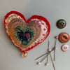 Love heart brooch