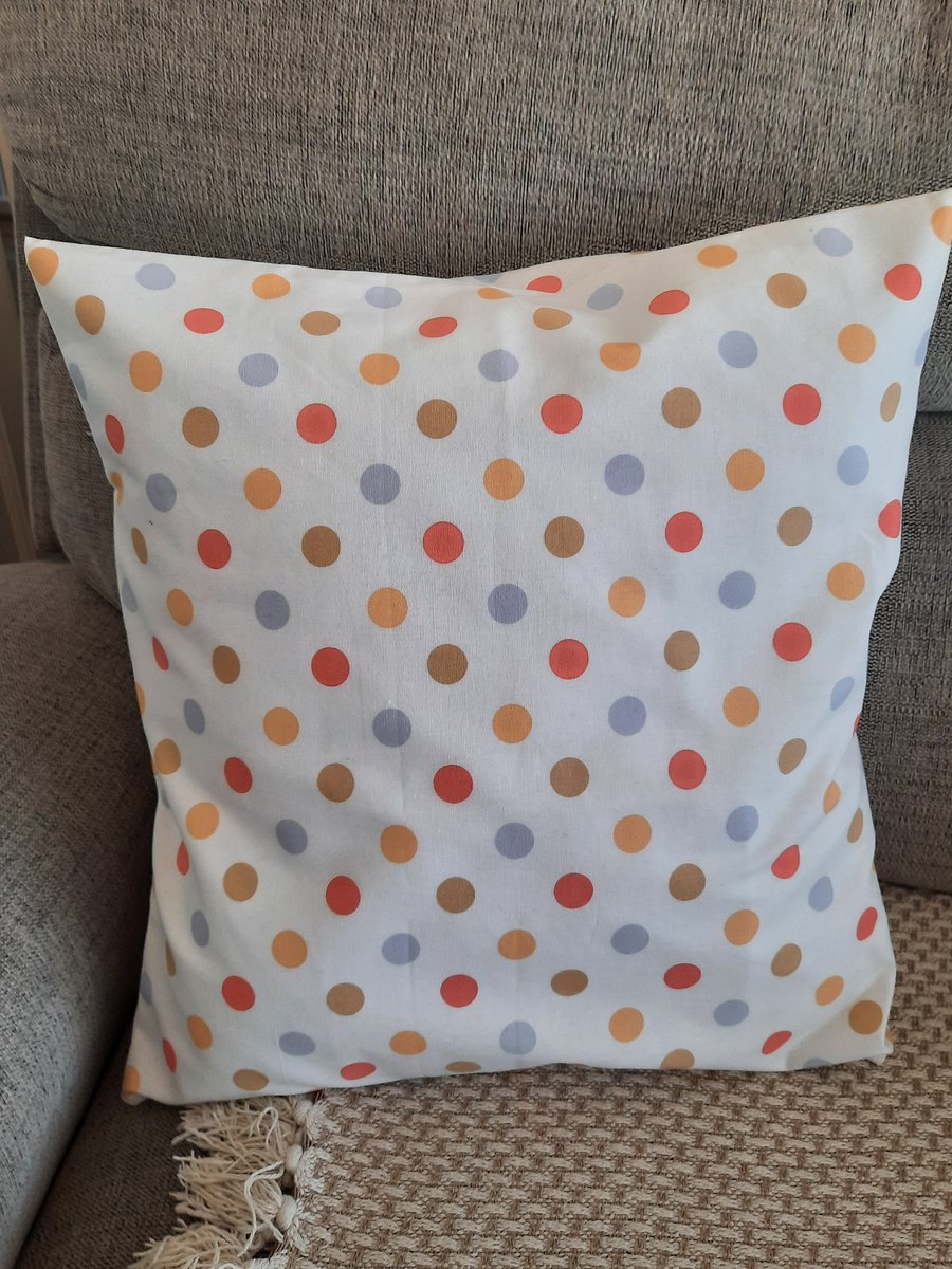 Polka Dot Handmade Cushion Cover