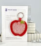 Apple felt keyring - teacher thank you gift