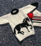 Horse Sweater and Hat Knitting Pattern.  Digital Pattern - Image 2