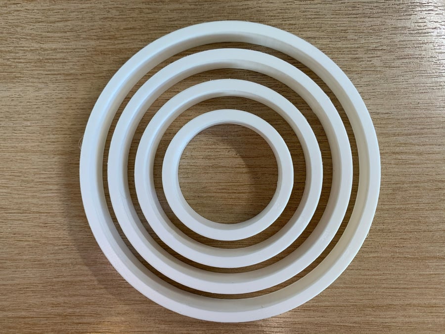 Round Circular Cookie Cutters - 4 Sizes