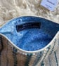 Wool Pouch - Teal. Handwoven in Wales - Image 3