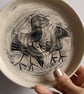 Ceramic Crow Dish - SUPER SECONDS