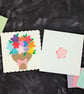 (Free UK Delivery) 3D Origami Bouquet Card  - Image 2