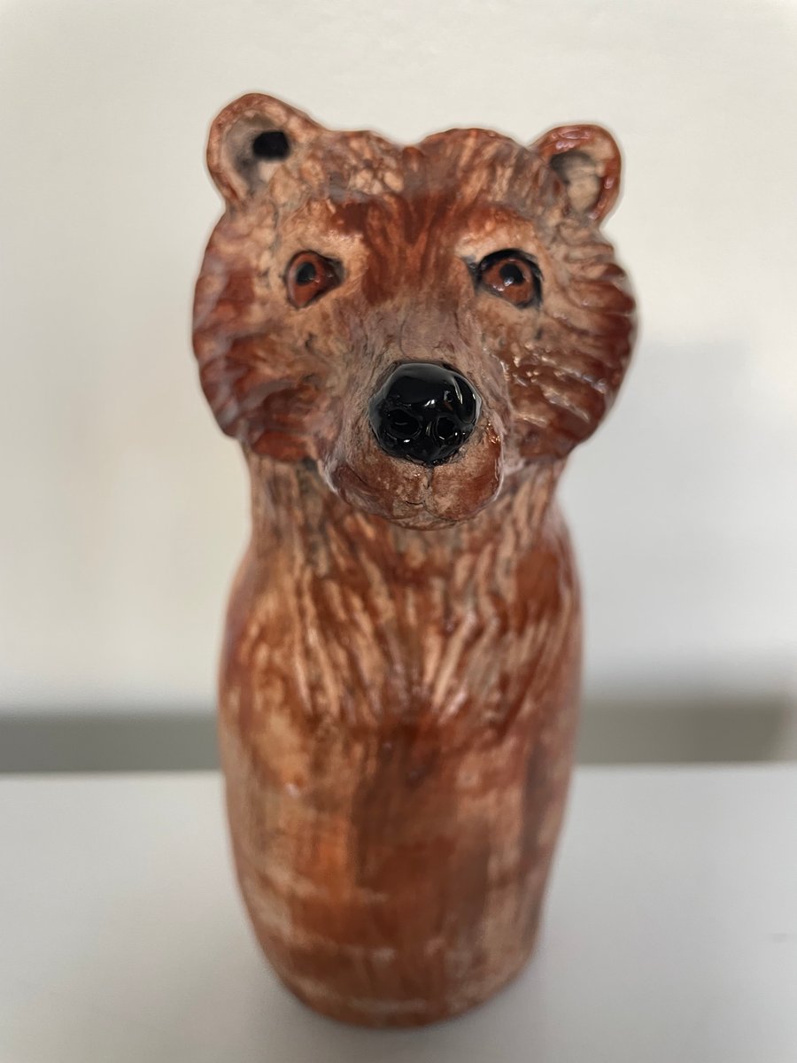 Handmade ceramic bear 