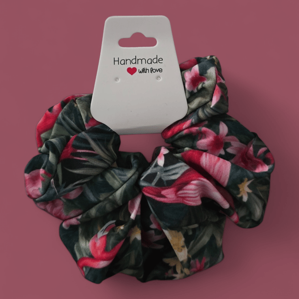 Handmade hair scrunchie