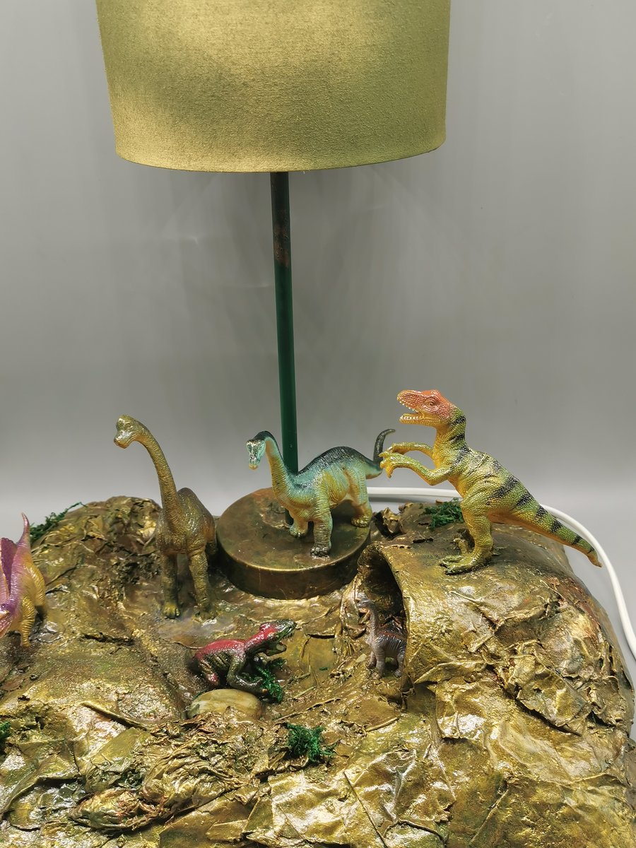 Dinosaur lamp deals base