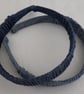 Ruffled Denim Hairband or Headband - Image 2