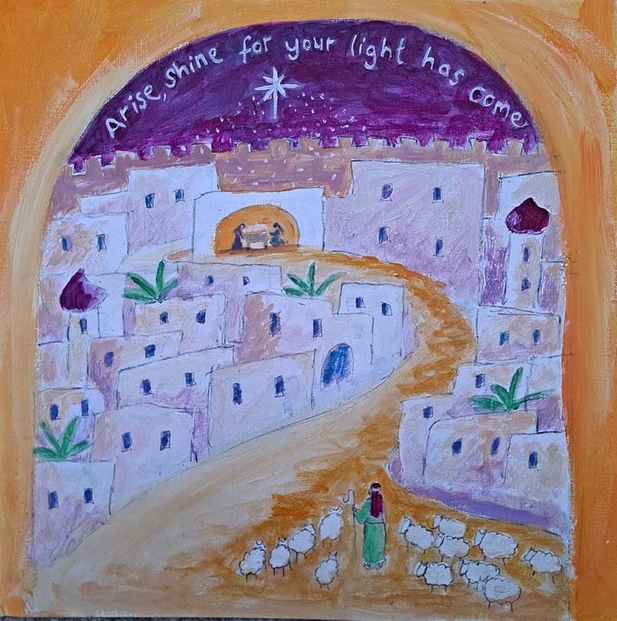  3 Christmas card designs Pack of 10 . 125 mm square cards