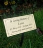 Grave Memorial Plaque Remembrance Marker Tree Dedication Marker Cemetery Plaque - Image 3