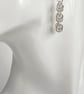 Sterling Silver Topaz Chainmaille Earrings - Image 6