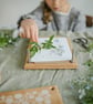 Heirloom Wooden Flower Press - Delicate Daisy - Large Botanical Press - Image 4
