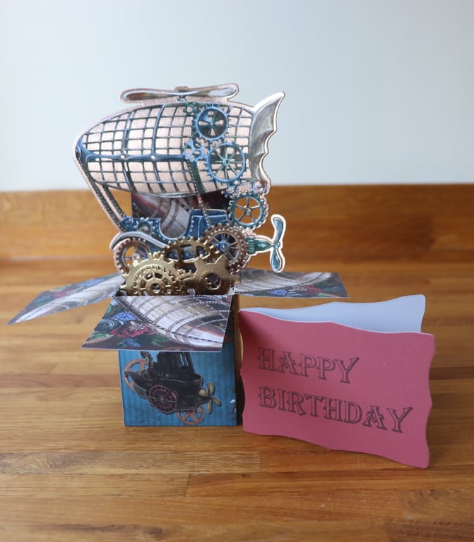 Vintage Airship and Balloon.