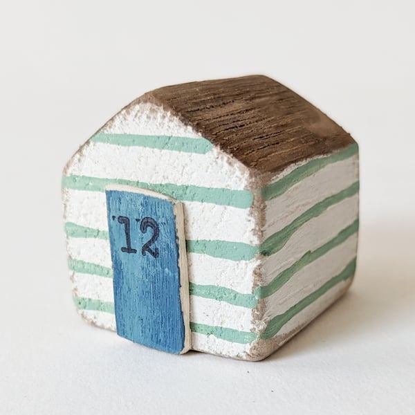 Little Hand Painted Wooden Beach Hut
