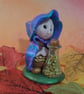 Tiny Magical Gnome 'Fyori' with golden nuggets potion urn OOAK Sculpt - Image 5