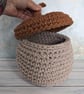 Acorn basket, home decor, storage container, new home gift, recycled,  - Image 4
