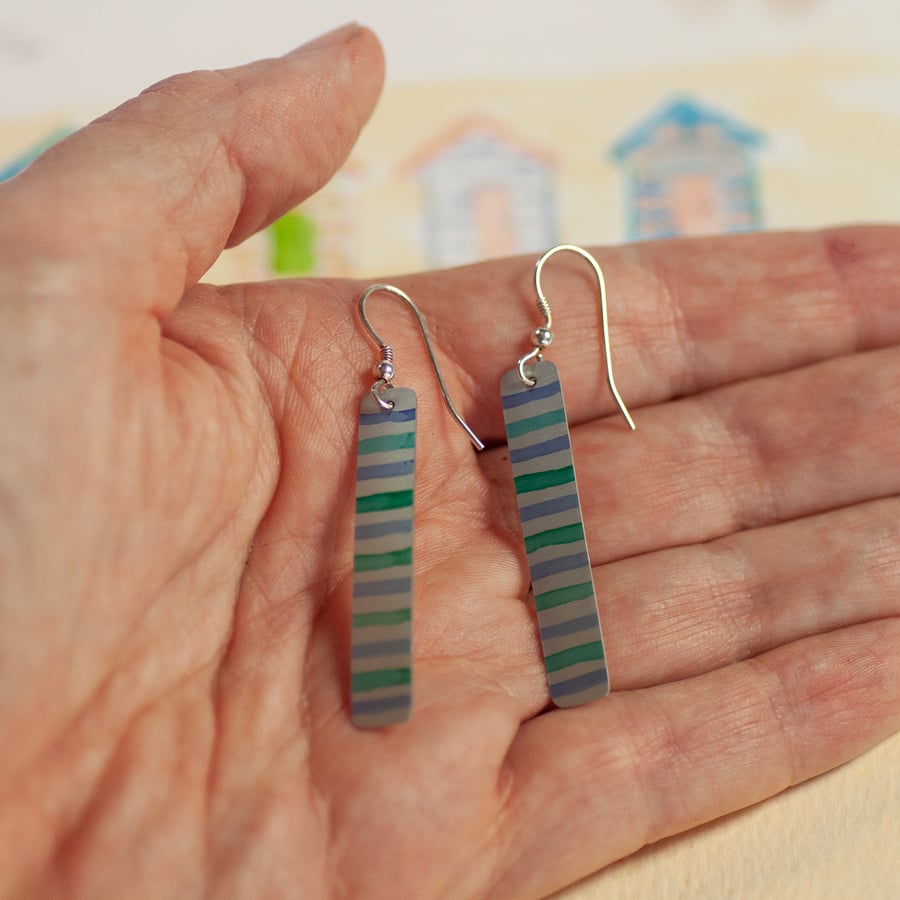 Summer Striped Earrings