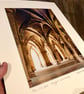 The Cloisters, Glasgow (colour version) Signed Mounted Print FREE DELIVERY