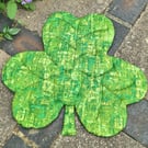 Shamrock Leaf Mat - Greens