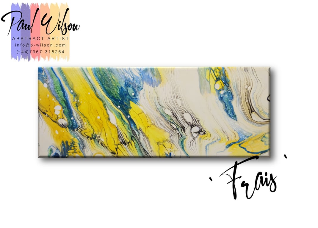 Handmade Acrylic Fluid Art - Original Abstract Painting
