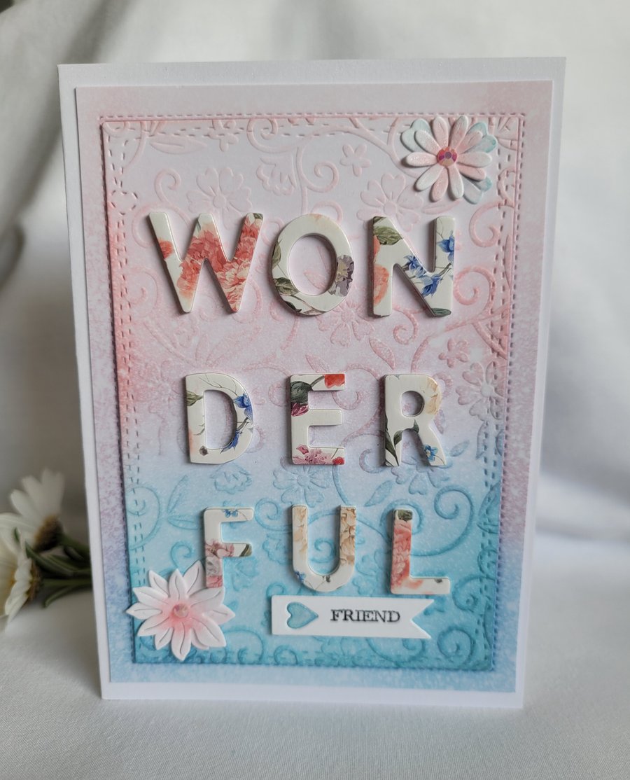  Wonderful Friend Card 