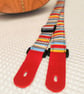  1 inch Wide Adjustable Striped Ukulele Neck Strap - Image 3