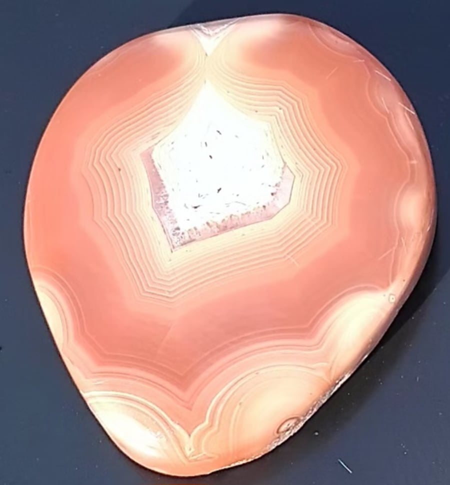 Scottish Agate  polished Carnelian ,Usan Beach