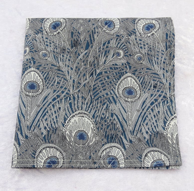 Pocket Square, Liberty Tana Lawn, gents handkerchief